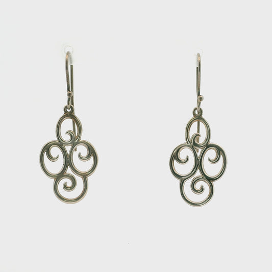 James Avery Four Swirl Earrings 1408149