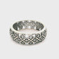 Pandora Intricate Lattice Ring Size 9 1410743