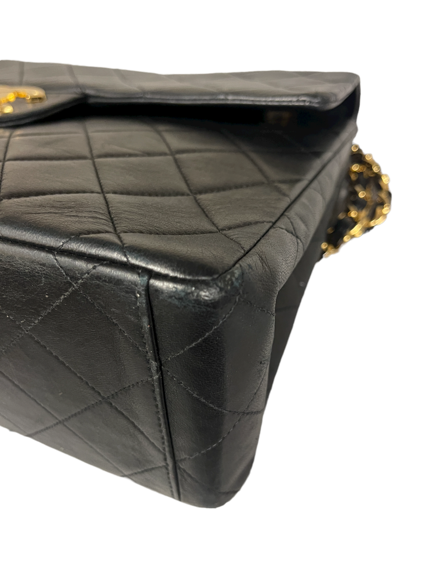 Chanel - Vintage Jumbo XL Flap in Black 0366198